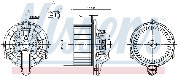 Nissens Kachelventilator 87816