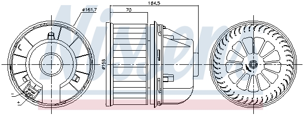 Nissens Kachelventilator 87817