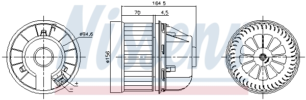 Nissens Kachelventilator 87818