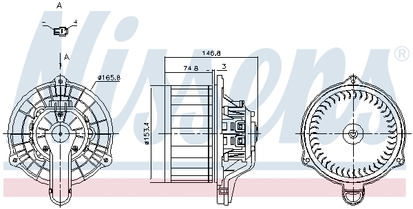 Nissens Kachelventilator 87819