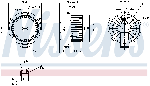 Nissens Interieurventilatie 87845