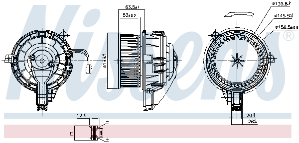 Nissens Interieurventilatie 87852