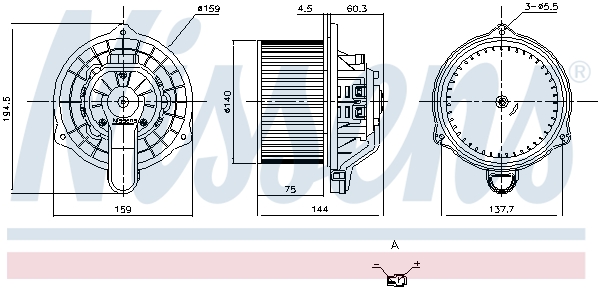 Nissens Interieurventilatie 87862