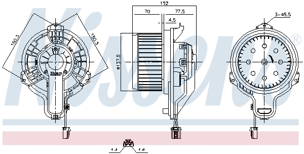 Nissens Interieurventilatie 87867