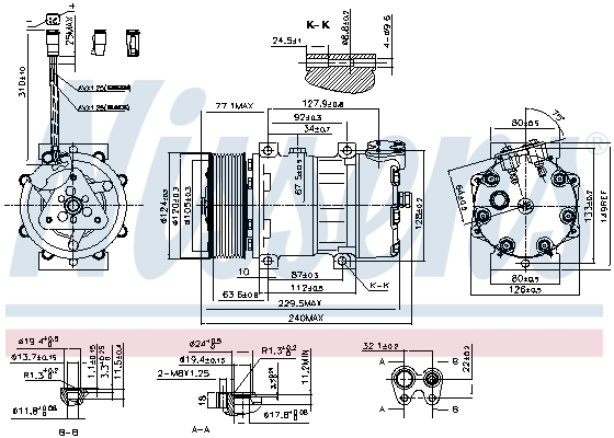Nissens Airco compressor 890022