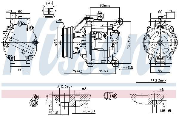 Nissens Airco compressor 890036