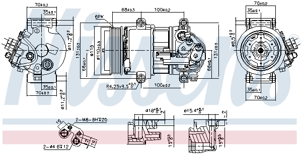 Nissens Airco compressor 890078