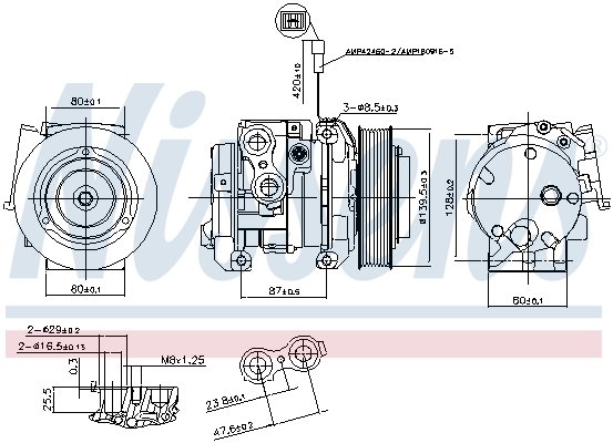 Nissens Airco compressor 890093