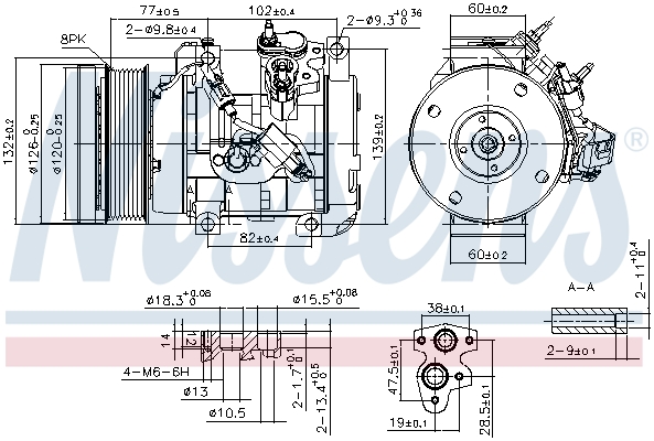 Nissens Airco compressor 890153