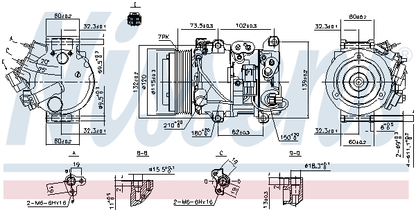 Nissens Airco compressor 890158