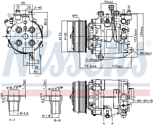 Nissens Airco compressor 890195