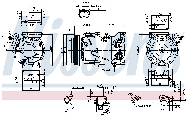 Nissens Airco compressor 890229