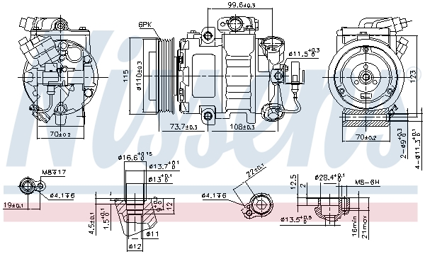 Nissens Airco compressor 89026