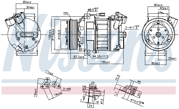 Nissens Airco compressor 890269