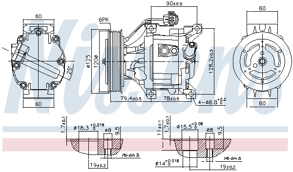 Nissens Airco compressor 890323