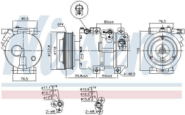 Nissens Airco compressor 890661