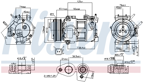 Nissens Airco compressor 890693