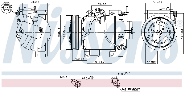 Nissens Airco compressor 890700