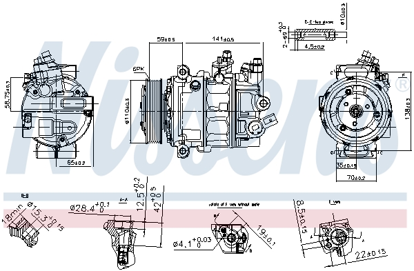 Airco compressor Nissens 890754