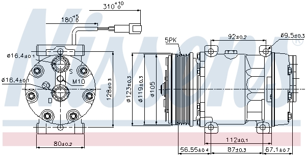 Nissens Airco compressor 89079