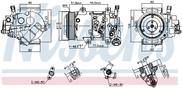 Nissens Airco compressor 890809