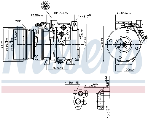 Nissens Airco compressor 890871