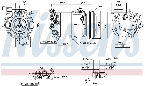 Nissens Airco compressor 890877