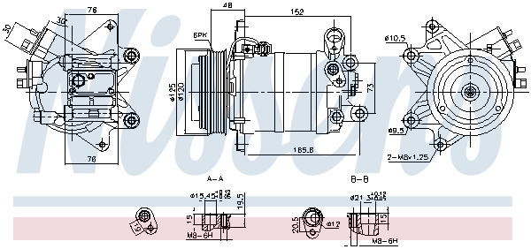 Nissens Airco compressor 890913