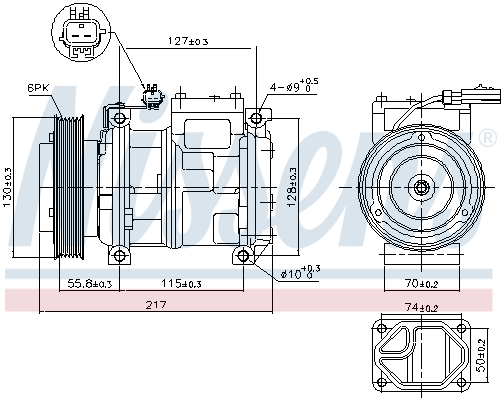 Nissens Airco compressor 89097