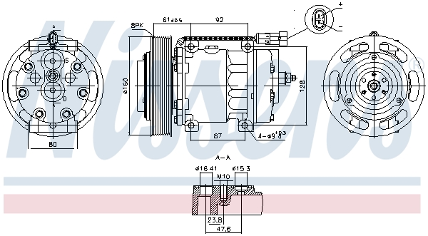 Nissens Compressor, airconditioning 891073