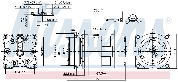 Nissens Compressor, airconditioning 891197