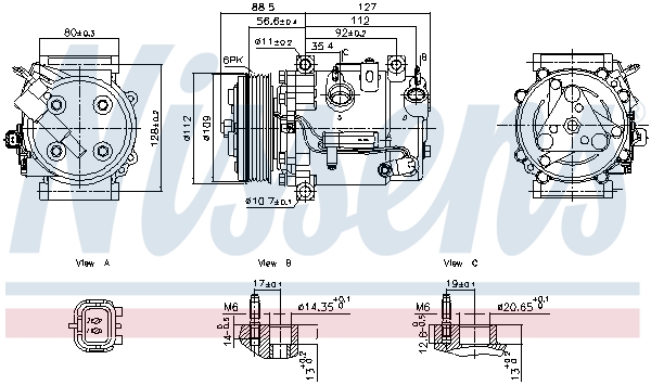 Nissens Compressor, airconditioning 891201