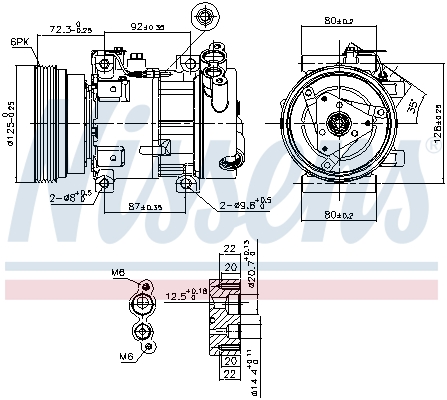 Nissens Airco compressor 89148