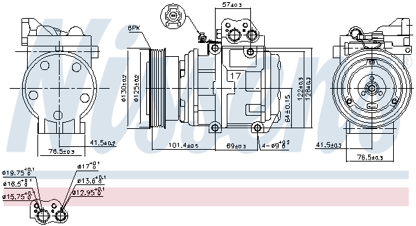 Nissens Airco compressor 89153