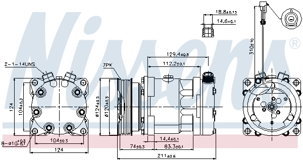 Nissens Airco compressor 89177