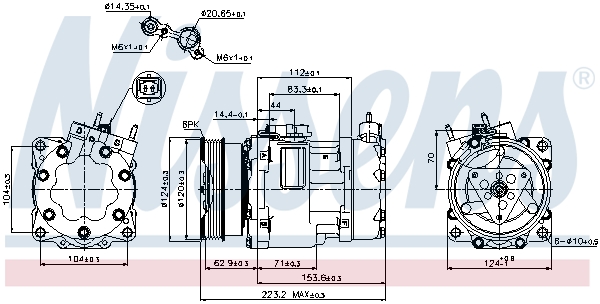 Nissens Airco compressor 89178