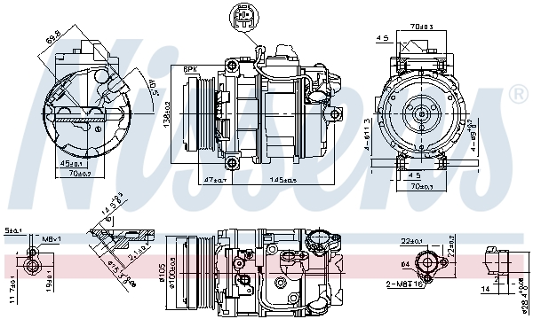 Nissens Airco compressor 89212