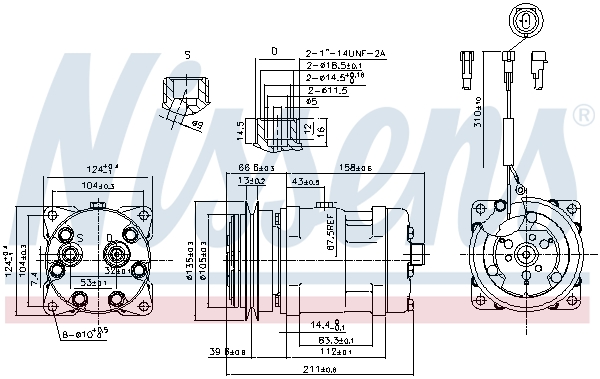 Nissens Airco compressor 89220