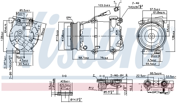 Nissens Airco compressor 89234