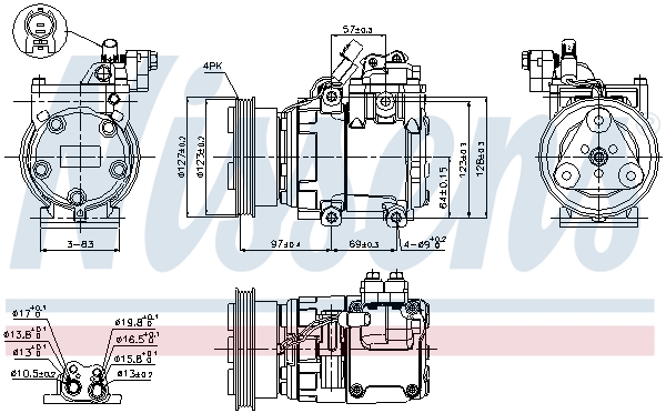 Nissens Airco compressor 89277