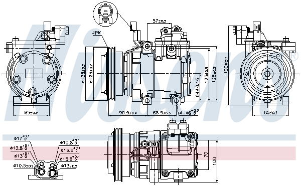 Nissens Airco compressor 89286