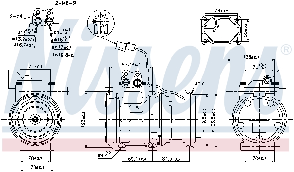 Nissens Airco compressor 89289