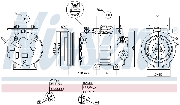 Nissens Airco compressor 89293