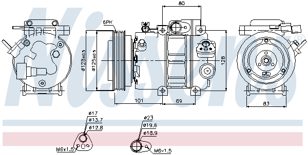 Nissens Airco compressor 89298