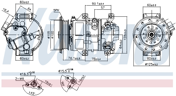 Nissens Airco compressor 89309