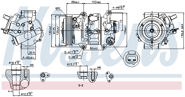 Nissens Airco compressor 89314