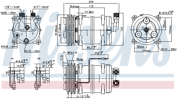 Nissens Airco compressor 89321