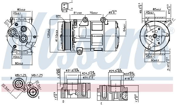 Nissens Airco compressor 89326