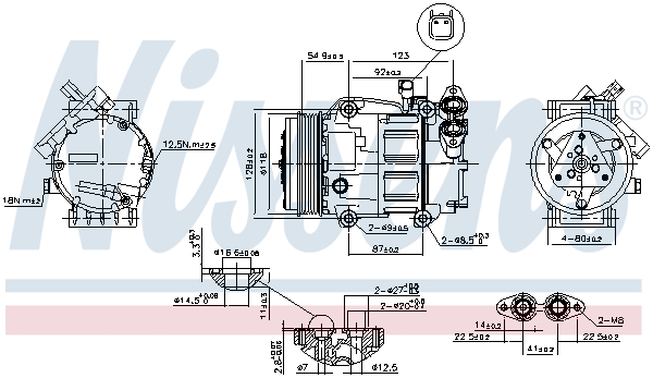 Nissens Airco compressor 89336