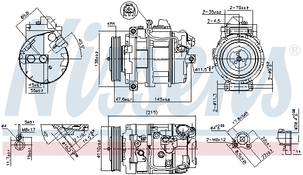 Nissens Airco compressor 89359
